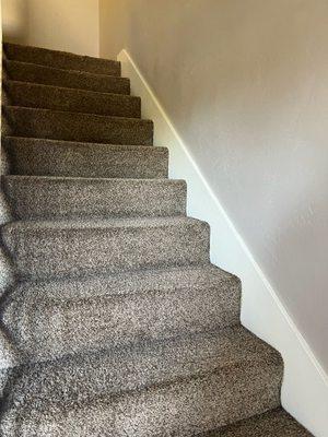 Cleaned stairs