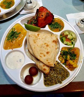 Murgh Korma lunch thali