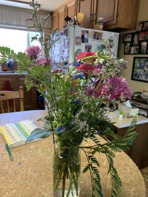 This is the $70 bouquet my mother in law received