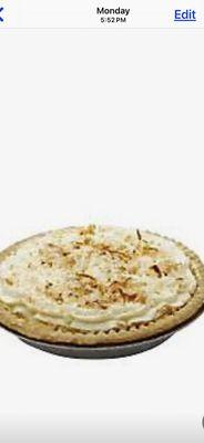 Coconut cream pie