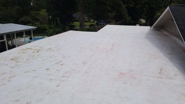 Residential Flat Roof On Home