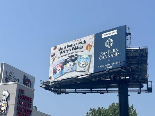 Check out one of our latest billboards featuring Betty's Eddies Chews!