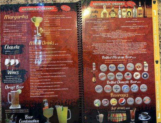 Drink Menu