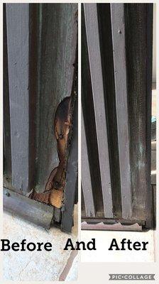 Front door repair