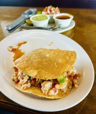 Ceviche Tostada