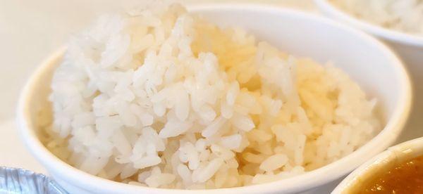 Fluffy rice.