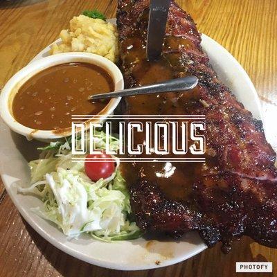 Sunday Lunch Special: Large baby back ribs $24.95. Love their ribs!