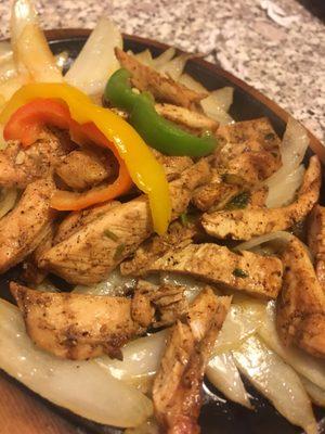 chicken fajitas