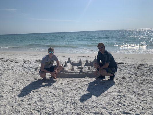 Beautiful beach - lots of room to play!