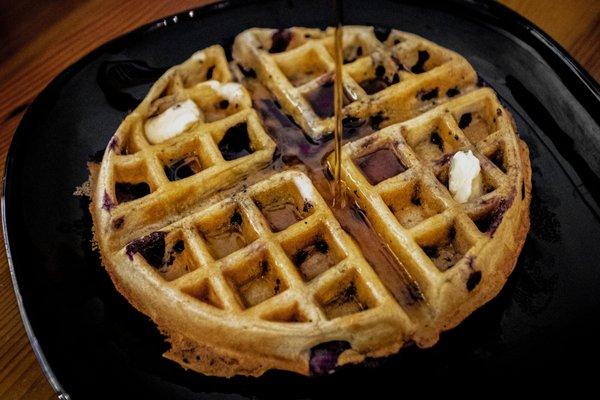 blueberry waffle