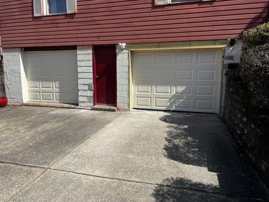 Garage door installation