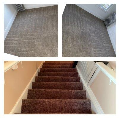 Carpet cleaning ( before & after)