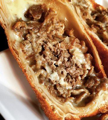 Steak and Cheese Eggroll