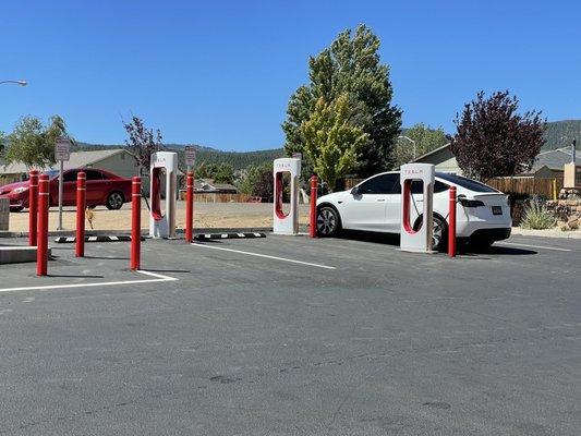 Charging up the car