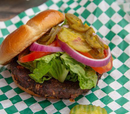 Grassroots Burger (Black Bean Burger)