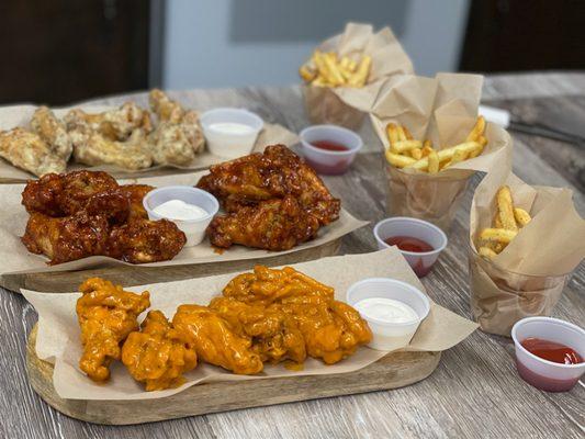 Wings and Fries