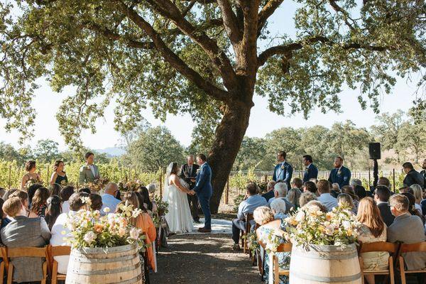 Russian River Vineyard's Ceremony