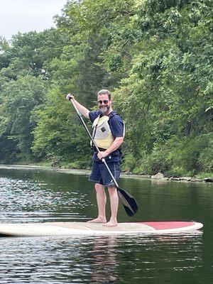 Paddle boarding