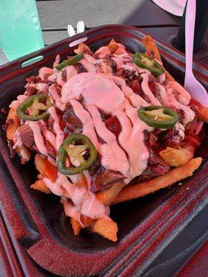 Loaded Fries with Brisket