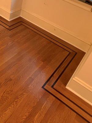 Select White Oak with Strip Border