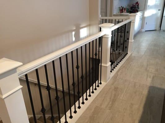 Custom railings from a recent Willard, Utah remodeling project.