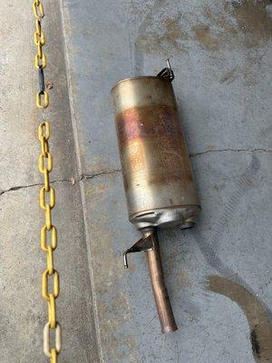 Old muffler!