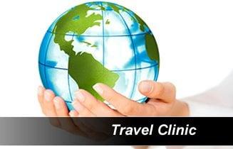 Texas MedClinic offers travel services including medical evaluations and vaccinations.