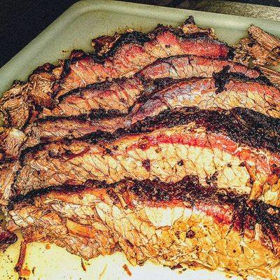 Sliced brisket x the #