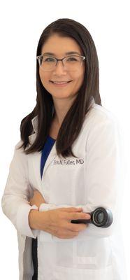 Erin Fuller, MD is a board-certified dermatologist managing our Hawaii Kai office