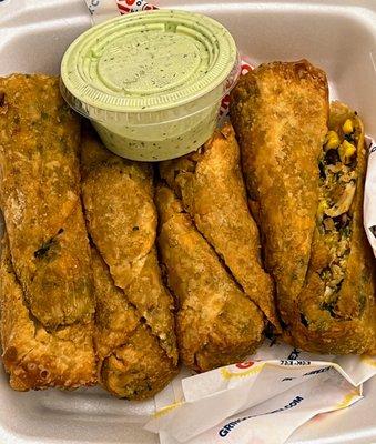 Southwestern egg rolls. Delicious.