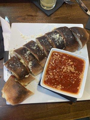 burnt Stromboli.