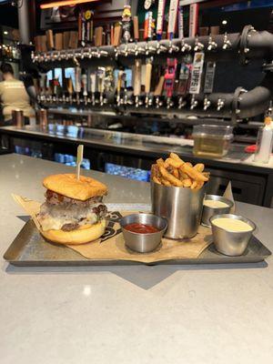 Whiskey BBQ Burger