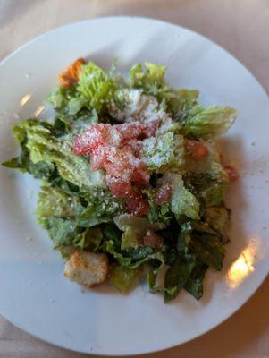 Caesar Salad (house made dressing -so good)