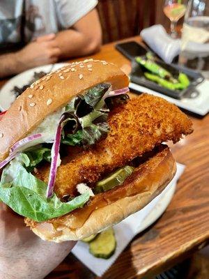 Crispy Cod Sandwich