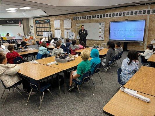 Master Tom Vo teaching anti bullying classes. This picture was at Golden View Elementary in HB. This program is 100% free to local schools.