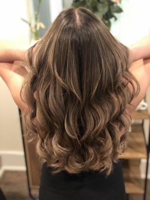 Caramel foil ayate/balayage