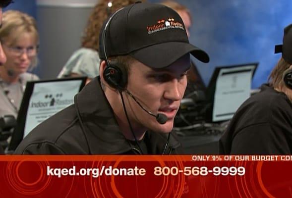 Ryan on the phones at the PBS pledge drive