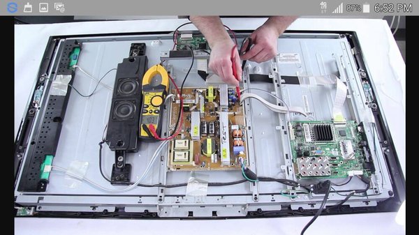 Flat screen TV repair