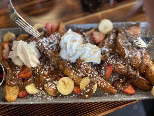 Nutella French toast.