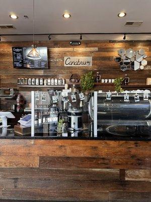 The main coffee bar