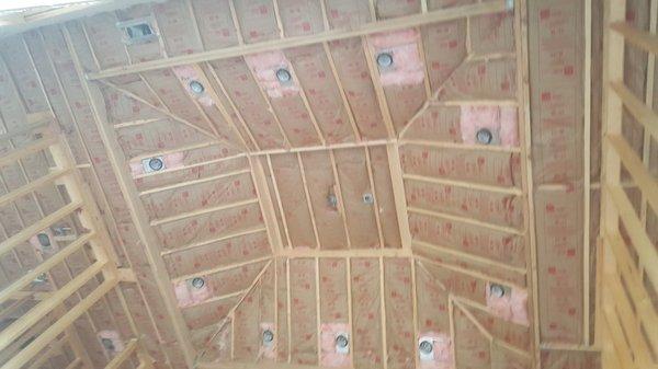 Cathedral ceilings fiberglass