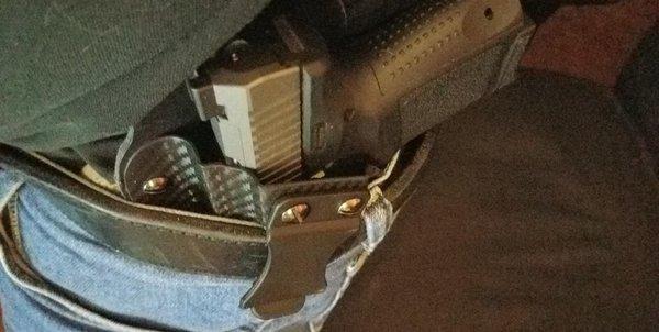 TP9 SF Elite SC in a Raw Dog Inside the Waistband hybrid holster