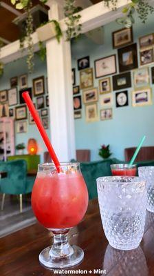 Watermelon & Mint drink