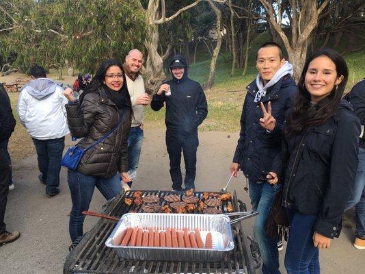 Vantaggio Suites Event- BBQ at Baker Beach