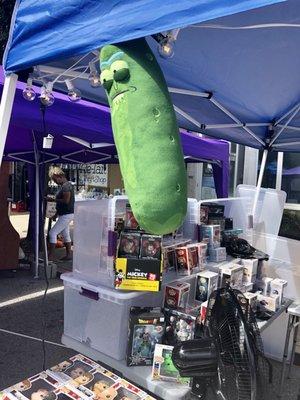 #PickleRick at "The Destination" booth.