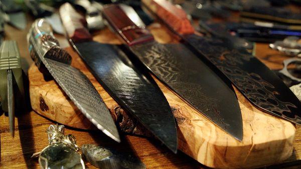 We offer one of the most diverse custom handmade knife collections in the Nation.