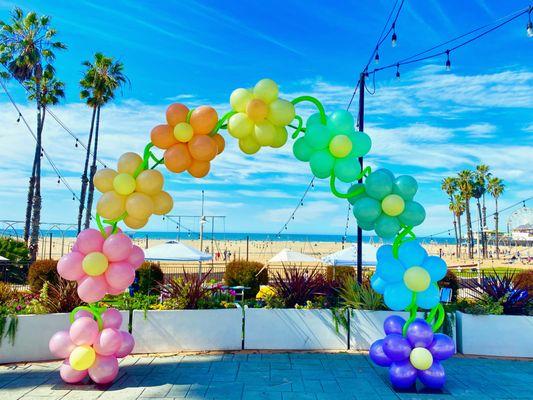 Flower Balloon Arch