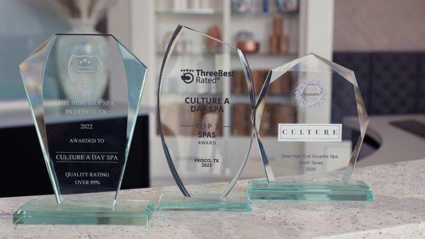 A sample of our awards over the years.