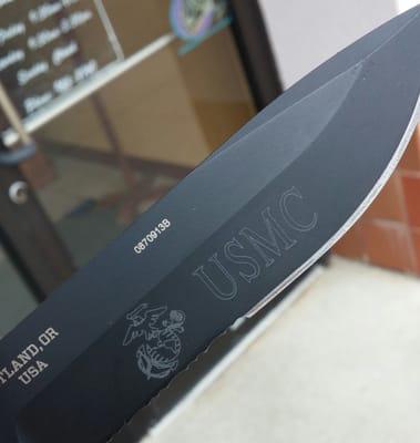 Custom Engraved Gerber Knife!