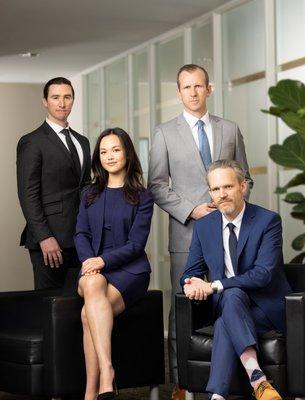 Attorneys Joseph D. Parsons, Shaelyn A. Stewart, Kelsey A. Webber, and Douglas M. Egbert of the Webber Law Group